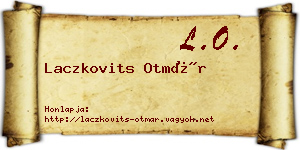 Laczkovits Otmár névjegykártya